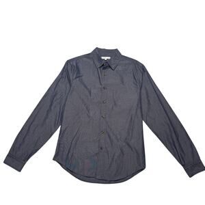 Alex Mill Button Up Shirt Men's Medium Wash & Go Minimalist Quiet Luxury